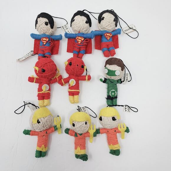 Voodoo String Dolls 9 Piece Bundle - Picture 1 of 8